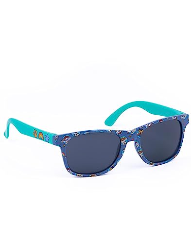 Paw Patrol Boys Snapback Cap & Sunglasses | Blue Summer Hat & Shades for Kids | Rubble, Chase & Marshall Cool Dude | Adjustable Clasp Holiday Headwear | Cool Merchandise Gift for Children