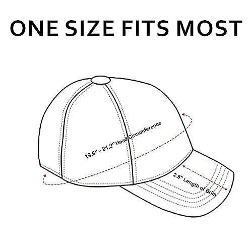 Youngly® Kids 5 Panel Button Baseball Cap Boys Girls School Pre-Curved Adjustable Cotton Outdoor Summer Sun Hat French Navy