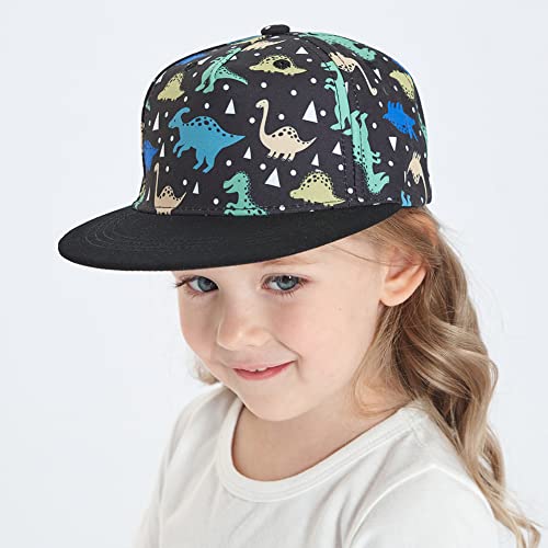imKutie Kids Baseball Cap Cute Cartoon Dinosaur Shark Rainbow Whale Boys Girls Sun Hats Adjustable Hat for 1-8 Years