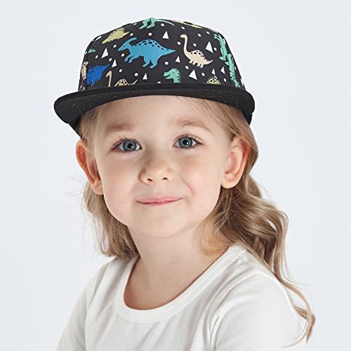 imKutie Kids Baseball Cap Cute Cartoon Dinosaur Shark Rainbow Whale Boys Girls Sun Hats Adjustable Hat for 1-8 Years