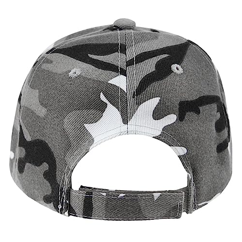 Afinder Mens Teen Boys Camouflage Baseball Cap Sun Protection Large Visor Cotton Sun Hats Headwear Breathable Outdoor Sports Cycling Camping Fishing Hunting Travel Beach Tennis Golf Hat Cap