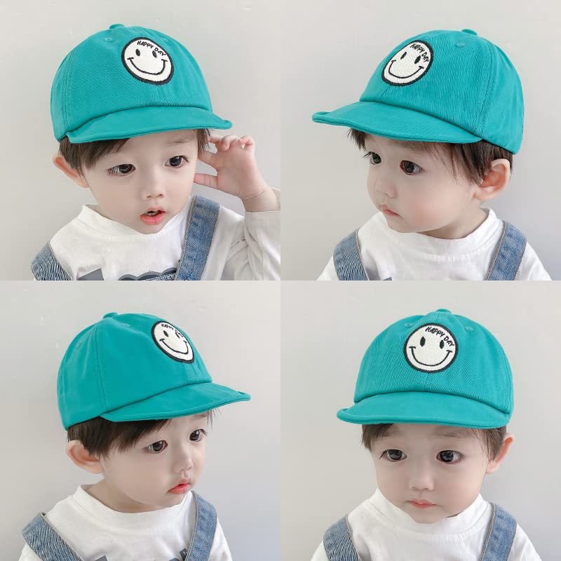 YAMEE Baby Baseball Cap Toddler Infant Sun Hat Breathable Kids Boys Girls Cute Cap Hat for Spring Summer (White)