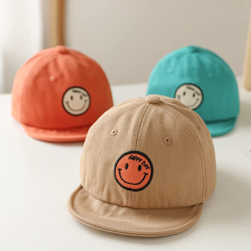 YAMEE Baby Baseball Cap Toddler Infant Sun Hat Breathable Kids Boys Girls Cute Cap Hat for Spring Summer (White)