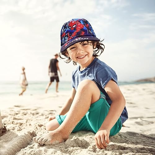 BSNRDX Printing Cap Cartoon Adjustable Baseball Cap Children Sun Hat Visor Cap Summer Running Cap for Boys & Girls(50-54CM) Black