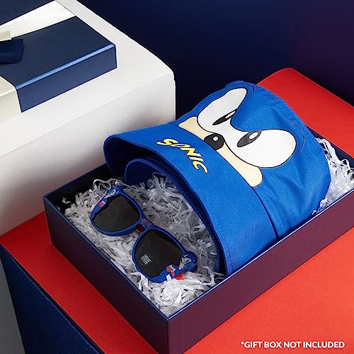 Sonic The Hedgehog Bucket Hat Summer Accessories Set Gamer Boys Hat Kids Boys Sonic Gifts for Boys Blue