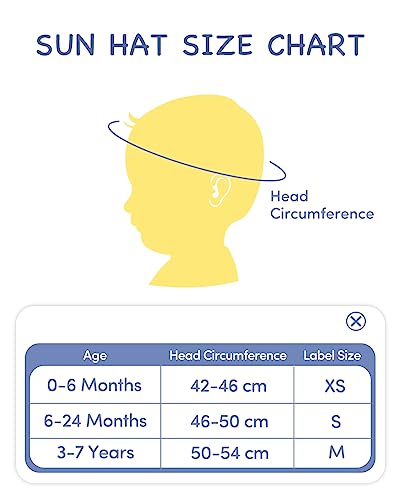 Adorel Baby Boys Bucket Hat Adjustable Sun Hat Pack of 2 Plain Grey&Deep Blue 6-24 Months (Manufacturer Size:S)