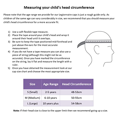 Kidz Swimmers Boys Blue Surf Sun Protection Legionnaire Cap UPF 50+ (6-10 Years)