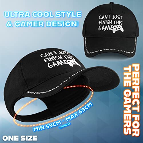 CityComfort Baseball Cap and Kids Sunglasses Set 100% UV Protection, Gamer Boys Hat Boys Summer Accessories Gaming Gifts Black