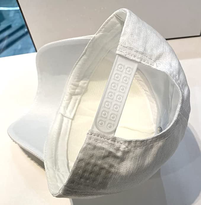 ASD Accessories Rhinestone Women's Cap,Bling Diamond Baseball Cap Adjustable Snapback Sparkle Bling Cotton Sun Hat for Girls Womens-White