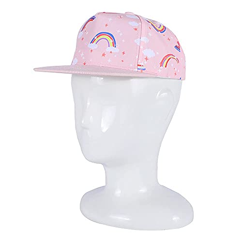 MASOCIO Kids Girls Baseball Cap Baby Toddler Summer Sun Hat Sports Adjustable Cap Age 2 3 4 Years Pink