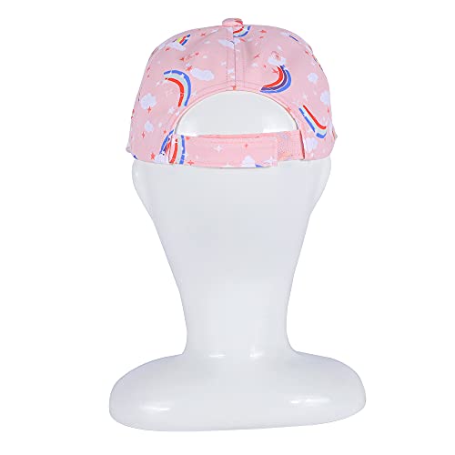 MASOCIO Kids Girls Baseball Cap Baby Toddler Summer Sun Hat Sports Adjustable Cap Age 2 3 4 Years Pink