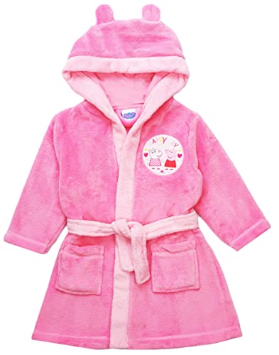 Girls Peppa Pig Dressing Gown Character Nightwear (2-3 Years, Peppa Pig - Dressing Gown)