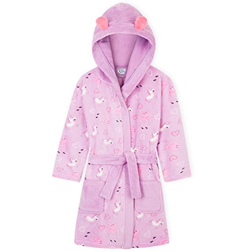 Peppa Pig Dressing Gown for Girls (4-5 Years, Purple)