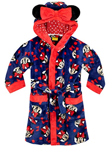 Disney Girls Minnie Mouse Dressing Gown Blue Age 4 to 5 Years