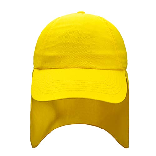 Summer sun hat for kids - Junior Legionnaire Hat - Girls & Boys sun protection hat - Hiking & tourist cap with neck protection - Baseball cap for kids - Hat for children aged 2-7 years
