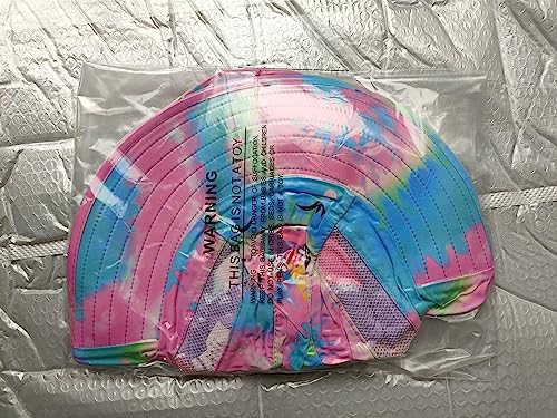 Basumee Adjustable Girls Sun Hat Foldable Beach Cap with Adjustable Chin Strap for Baby Toddler and Kids,Aged 2-9