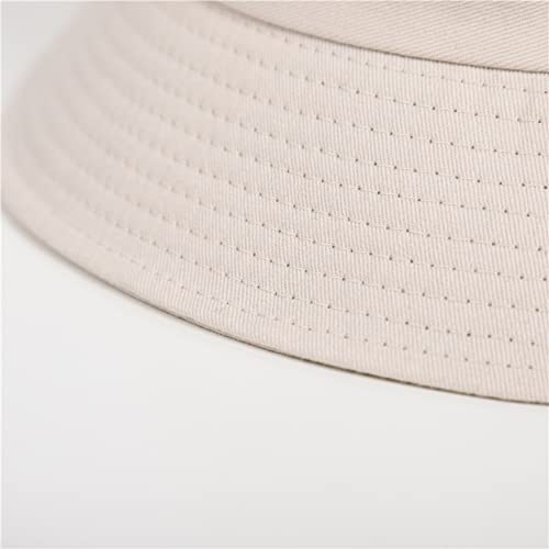 imKutie Kids Smile Face Sun Hat, UPF 50+ Toddler Boys Girls Summer Bucket Hat Wide Brim Unisex Beach Hats Caps for 2-8 Years Beige