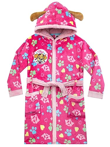 Paw Patrol Dressing Gown | Skye Dressing Gown For Girls | Girls Bathrobe | Pink Age 4 to 5 Years