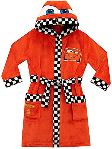 Disney Boys Dressing Gown Lightning McQueen Red 2-3 Years