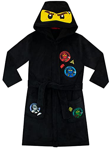 Lego Boys Dressing Gown Ninjago Black 5-6 Years