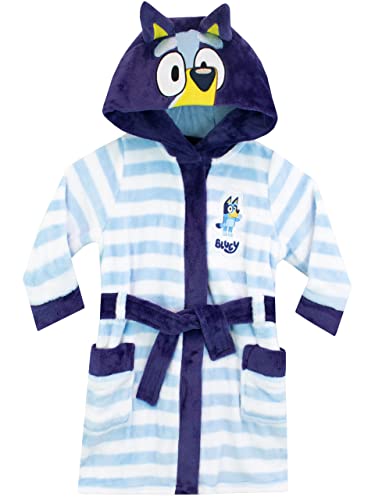 Bluey Boys Dressing Gown Blue 4-5 Years