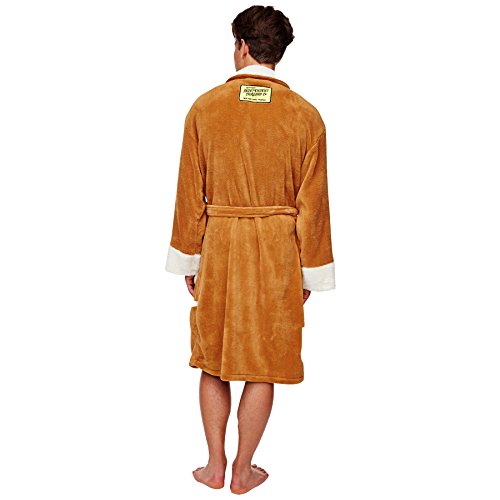Only Fools and Horses Groovy-del-boy-only-Fools-Bathrobe, Tan/White, One Size
