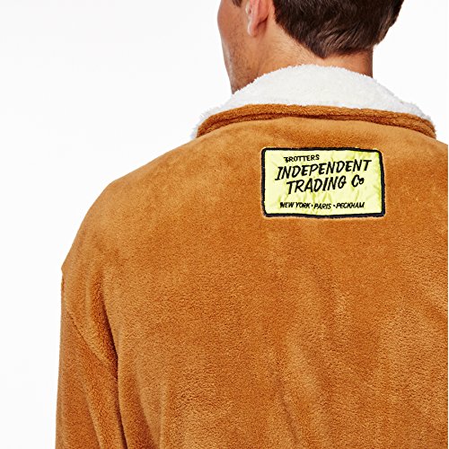 Only Fools and Horses Groovy-del-boy-only-Fools-Bathrobe, Tan/White, One Size