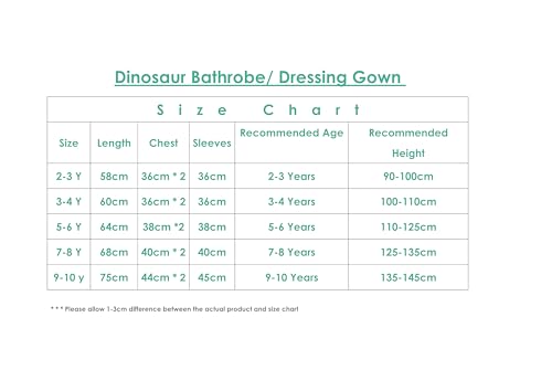 YLLSOPHAN Boys Girls Animal Pattern Cow Dinosaur Crocodile Frog Koala Hooded Dressing Gown Nightwear Bathrobe Robe Extra Thickness Fleece (as8, age, 5_years, 6_years, regular, New Dinosaur)