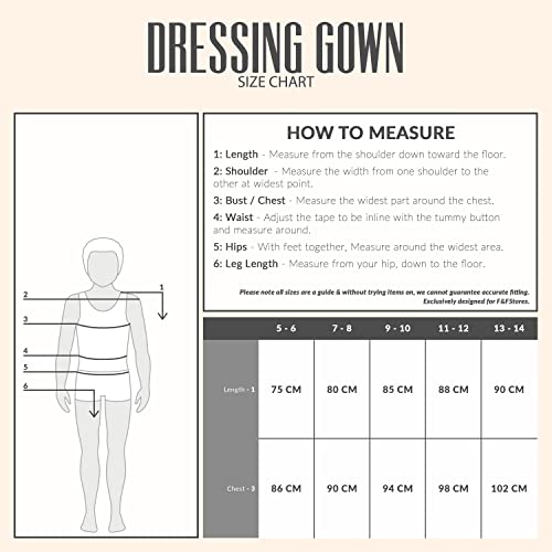 CityComfort Boys Dressing Gown, Fluffy Fleece Kids Dressing Gown, Super Soft Hooded Robe for Boys and Teens (13-14 Years, Dark Blue)