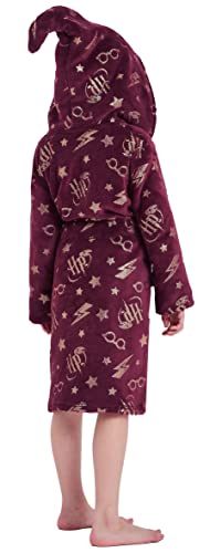 Girls Boys Harry Potter Dressing Gown Bathrobe Robe (Harry Potter, 9-10 Years)