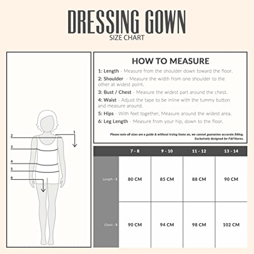 CityComfort Dressing Gown Boys, Kids Fleece Hooded Dressing Gown 7-14 Years (13-14 Years, Grey)