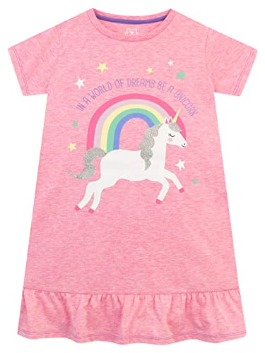 Harry Bear Girls Nightdress Unicorn Pink 8-9 Years
