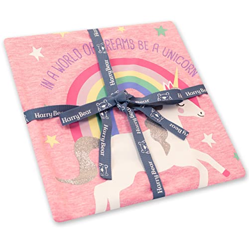 Harry Bear Girls Nightdress Unicorn Pink 8-9 Years