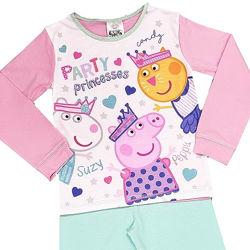 Girls Peppa Pig Pyjamas Character Nightwear (Peppa Pig - Party, 3-4 Years)
