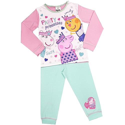 Girls Peppa Pig Pyjamas Character Nightwear (Peppa Pig - Party, 3-4 Years)