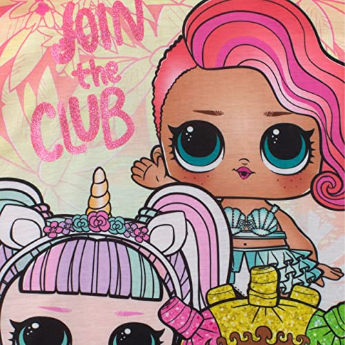 L.O.L. Surprise! Nightdress Girls Short Sleeve LOL Nightie Pink 9-10 Years