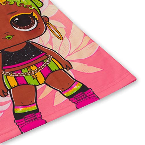 L.O.L. Surprise! Nightdress Girls Short Sleeve LOL Nightie Pink 9-10 Years