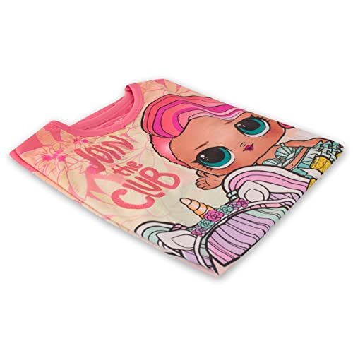 L.O.L. Surprise! Nightdress Girls Short Sleeve LOL Nightie Pink 9-10 Years