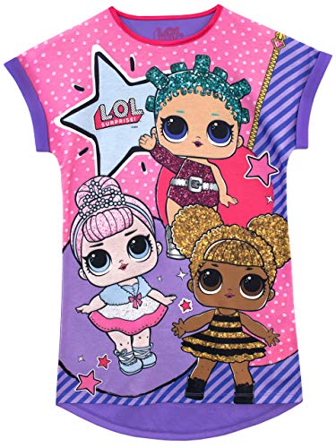 L.O.L. Surprise! Girls Dolls Nightdress Purple Age 6 to 7 Years