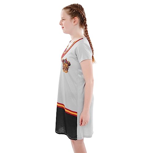 Harry Potter Nightdress | Hogwarts Girls’ Nighties | Gryffindor Night Dress Grey Age 11 to 12 Years