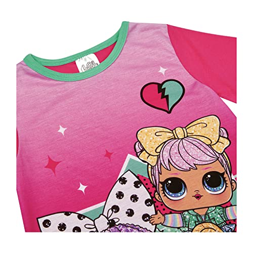 LOL Surprise! Girls Nightdress, Doll Nightie, Ages 5 to 12 Years Old (10-11 Years) Pink