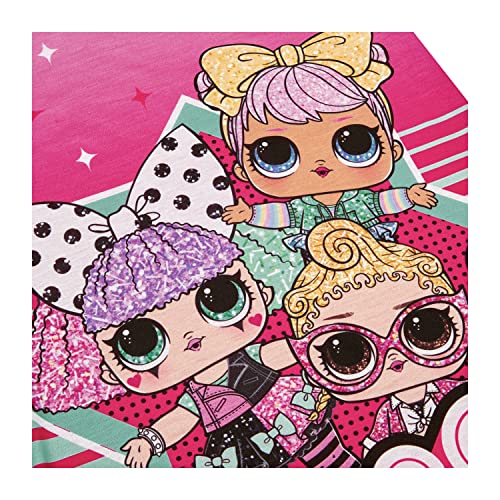 LOL Surprise! Girls Nightdress, Doll Nightie, Ages 5 to 12 Years Old (10-11 Years) Pink