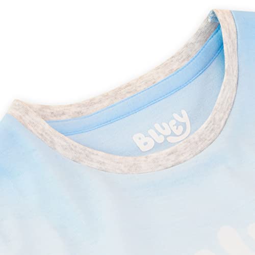 Bluey Nightdress | Short Sleeve Girls' Nighties | Nightie for Kids Multicolour 3 to 4 Years