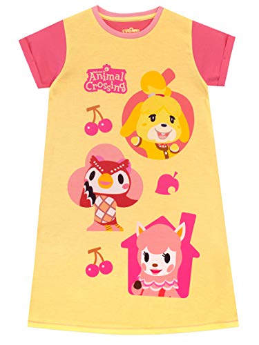 Animal Crossing Girls Nightdress Yellow 12-13 Years