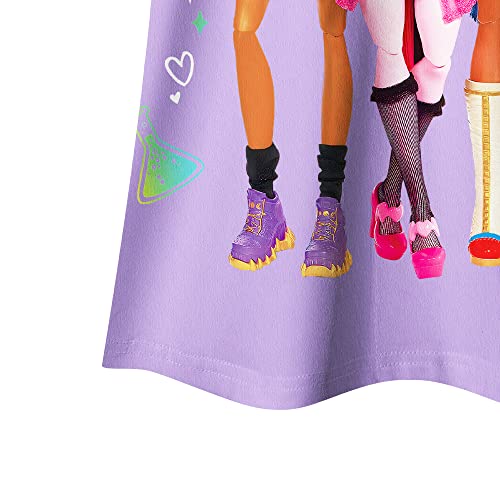 Aepotumn Monster High Girls Nightdress Nightwear Long Sleeve Nighties Sleepwear Dress for Girls
