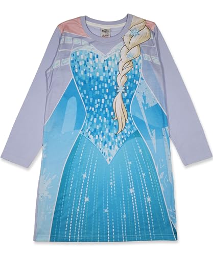 Elsa Frozen Long Sleeved Dress Up Nightie/Nightdress 4-5yrs