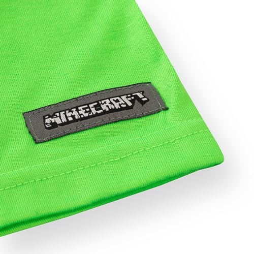 Minecraft Girls Pyjamas | Girls Creeper Nightdress | Gamer Pjs | Gaming Gifts | Green 8 to 9 Years