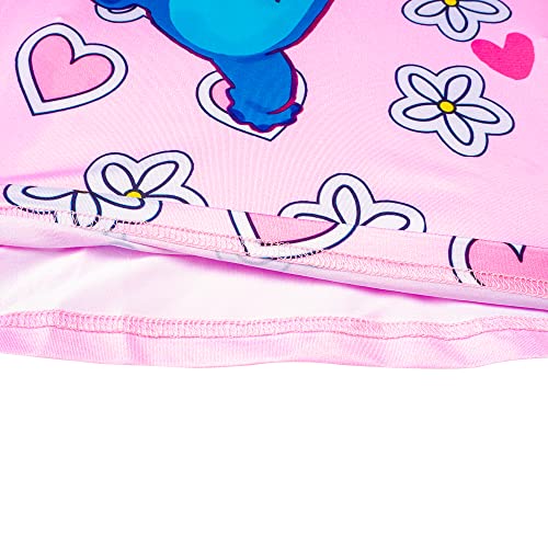 Aepotumn Stitch Nightdress Girls Nightdress Nighties Pyjamas Princess Flutter Sleeve Nightgown Kids Pjs Casual for Toddler 6-12 Years Pink