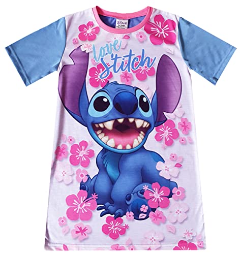 Disney Girls Lilo and Stitch Nightie Nightdress Night Shirt - 9-10 Years