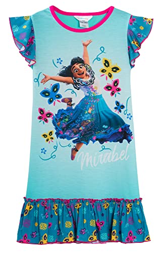 Disney Girls Encanto Nightdress Floral Pattern 3-4 Years Blue